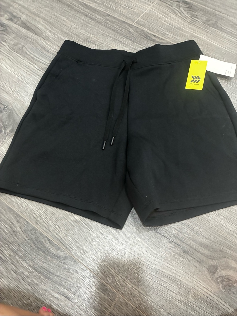 all in motion Black Athletic Drawstring Shorts